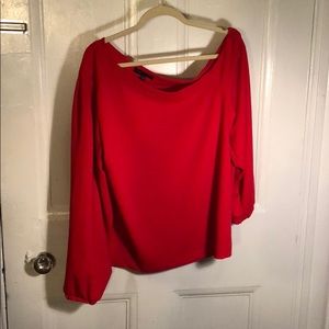 Banana Republic one shoulder long sleeve
